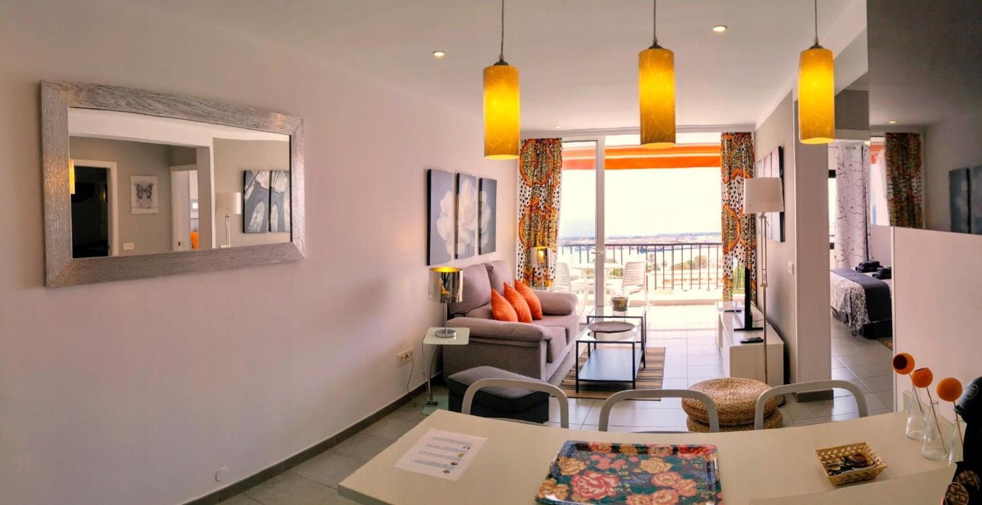 Los Cristianos Appartement Orange Trees Vue Mer Panoramique Luaran gambar