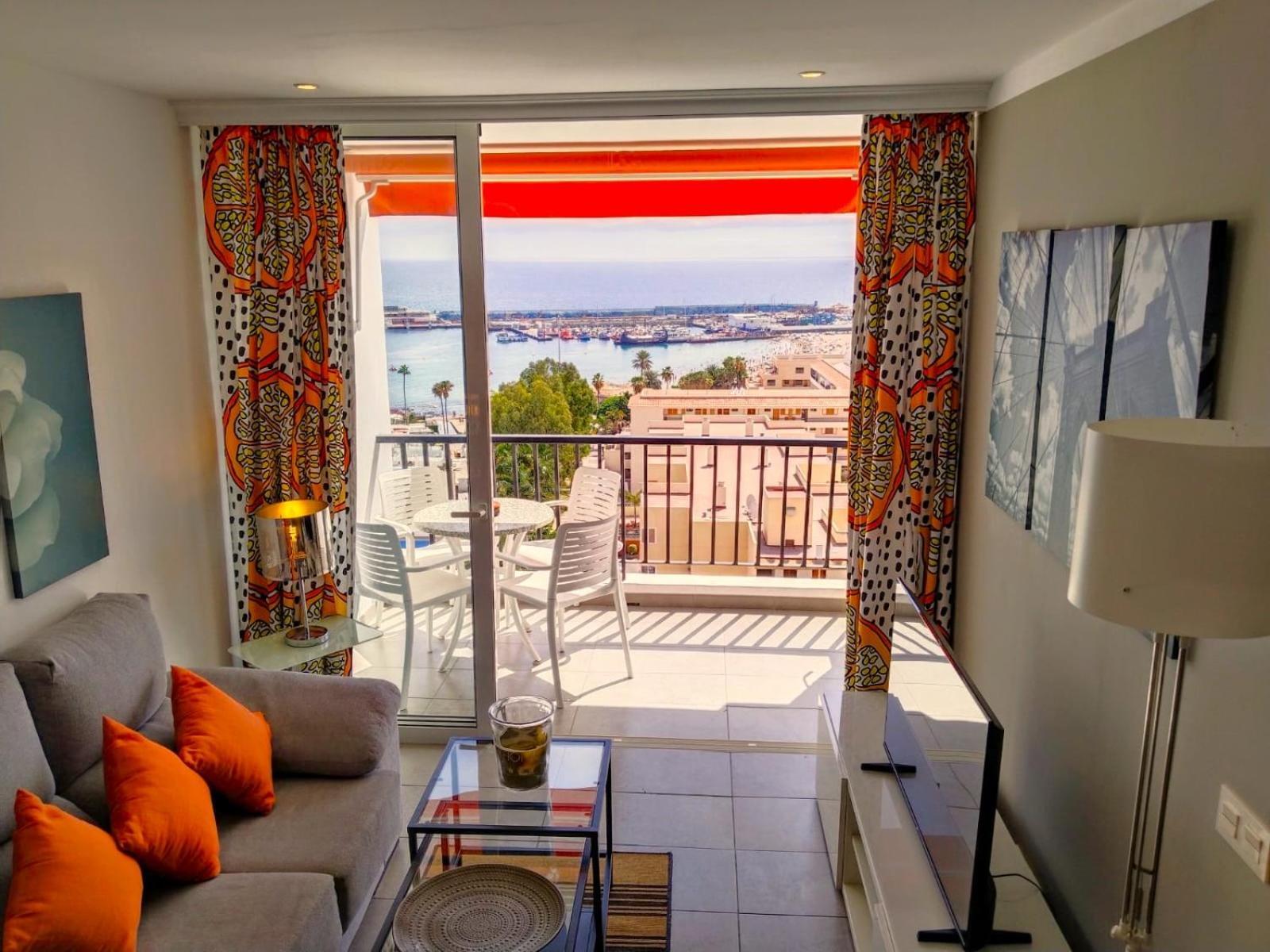 Los Cristianos Appartement Orange Trees Vue Mer Panoramique Luaran gambar