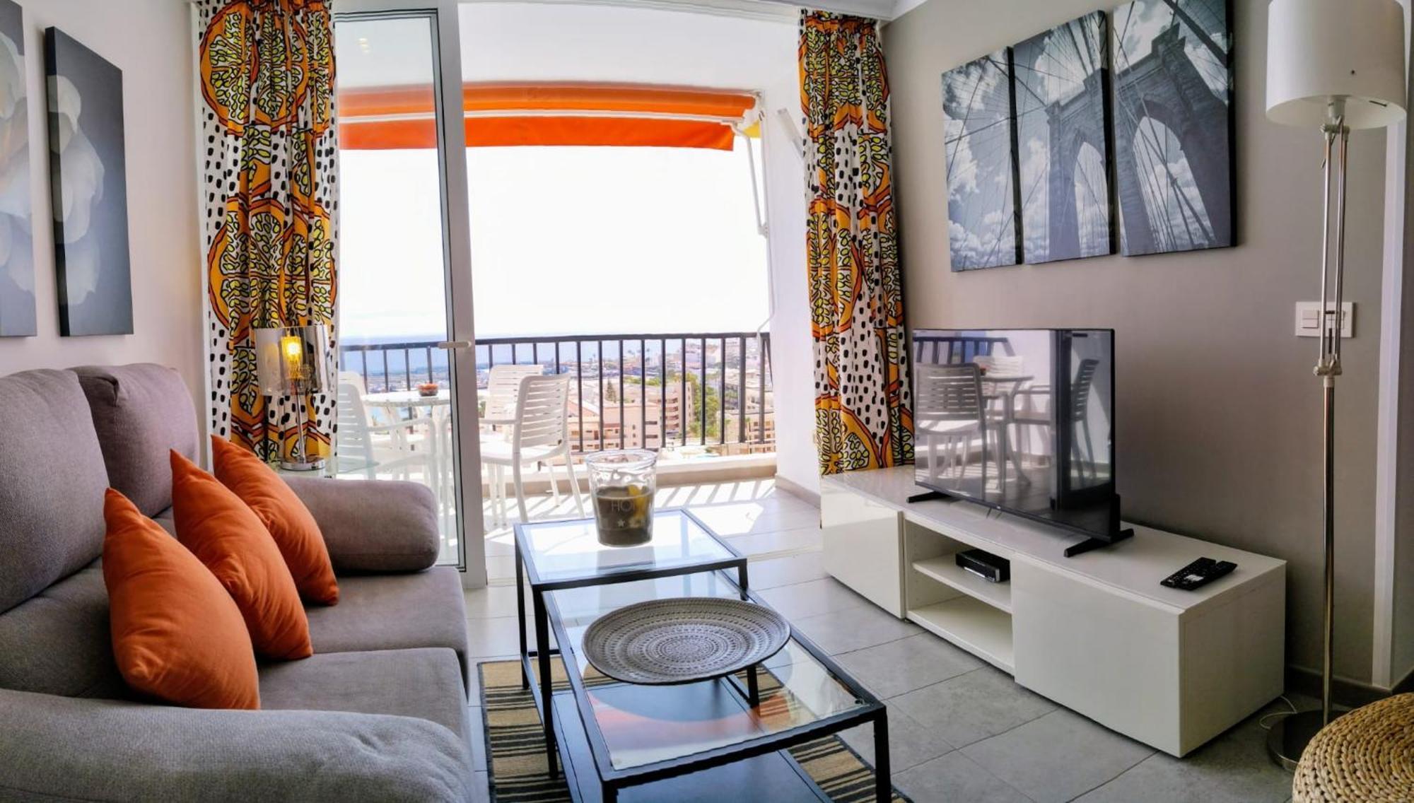 Los Cristianos Appartement Orange Trees Vue Mer Panoramique Luaran gambar